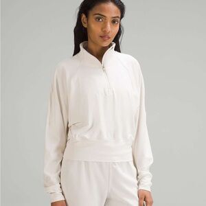 Lululemon Ready to Rulu Half-Zip Pullover
White Opal